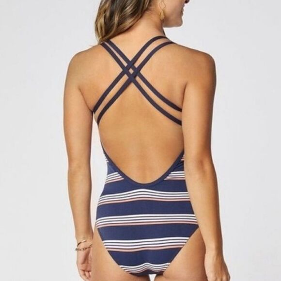 Carve Designs Beacon Striped One Piece Swimsuit NEW - Picture 7 of 7
